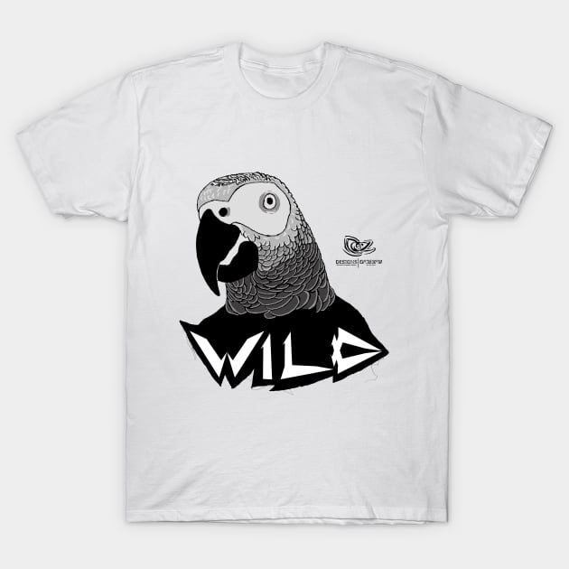 WILD Parrot T-Shirt by ozj